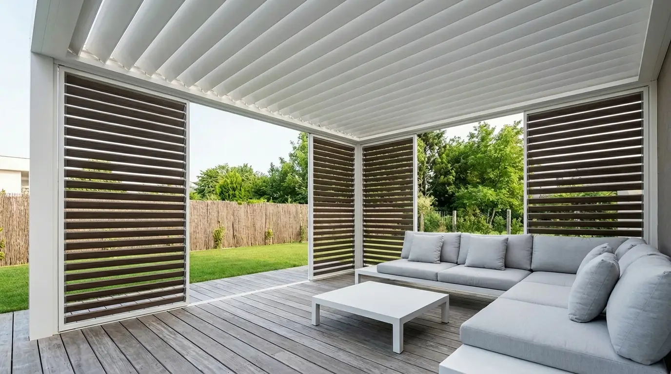 confronto pergola bioclimatica lamelle vs pergotenda telo retrattile differenze